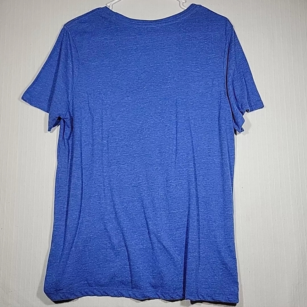 Way To Celebrate Blue T-Shirt Graphic USA Cat w/Sunglasses Size Xl - Picture 7 of 7